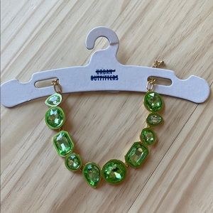 Urban Outfitters Green Gemstone Necklace